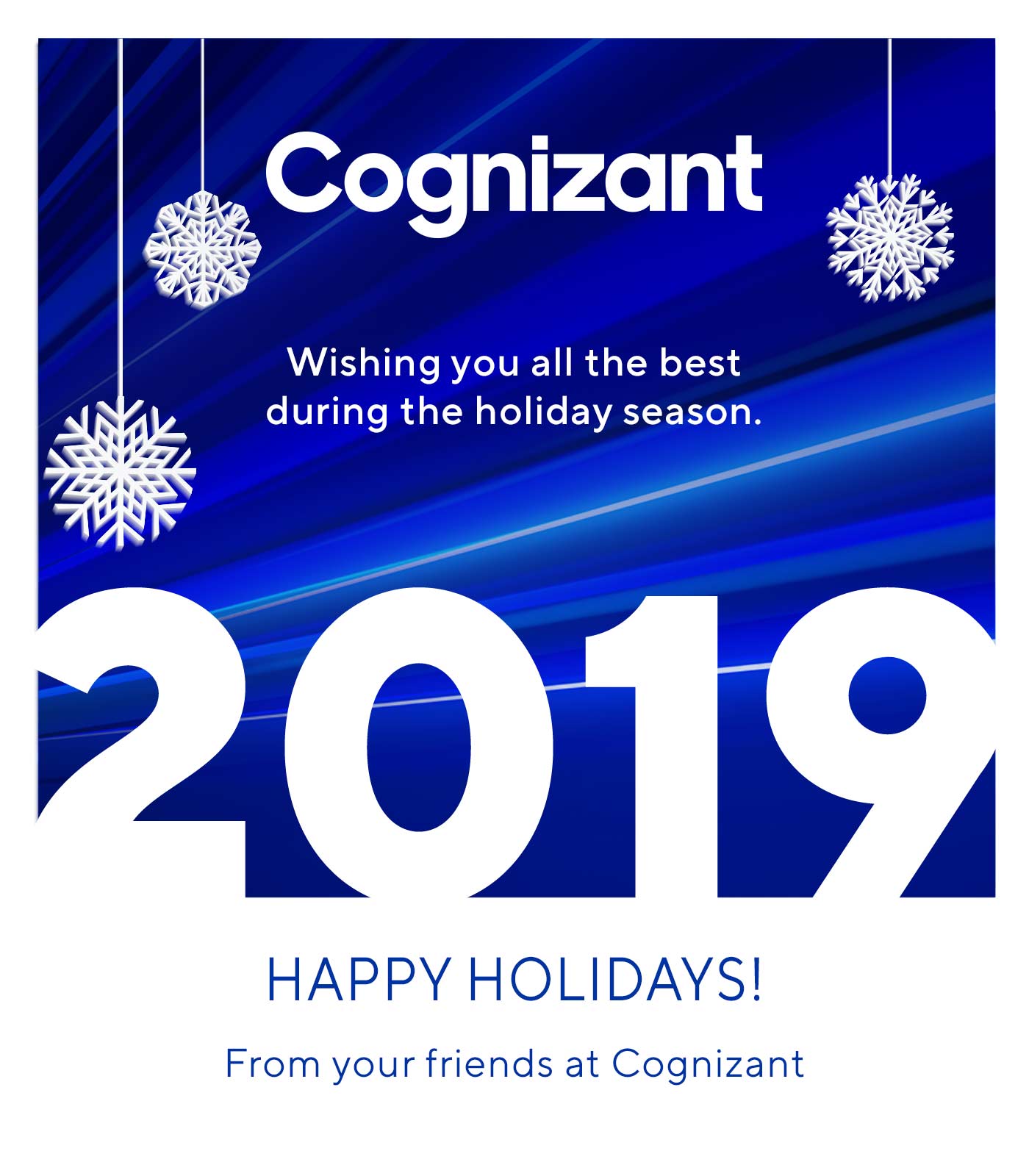 Cognizant Wishing You the Best